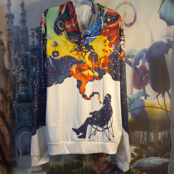 Smoking your troubles away hoodie - Picture 8 of 11